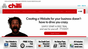 What Chilliwebsites.com.au website looked like in 2017 (7 years ago)