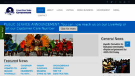 What Crossriverstate.gov.ng website looked like in 2017 (8 years ago)