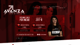 What Cursoavanza.com website looked like in 2017 (7 years ago)