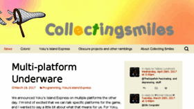 What Collectingsmiles.com website looked like in 2017 (7 years ago)