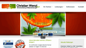 What Christian-wenzl.de website looked like in 2017 (6 years ago)