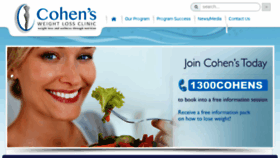 What Cohens.com.au website looked like in 2017 (7 years ago)