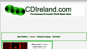 What Cdireland.com website looked like in 2017 (7 years ago)