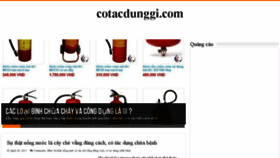 What Cotacdunggi.com website looked like in 2017 (7 years ago)