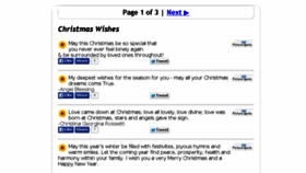What Christmaswishes.info website looked like in 2017 (7 years ago)