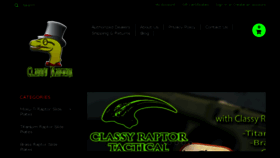 What Classyraptor.com website looked like in 2017 (7 years ago)
