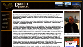 What Carrollcountygov.us website looked like in 2017 (7 years ago)