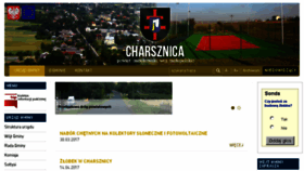 What Charsznica.pl website looked like in 2017 (7 years ago)