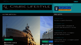 What Cruiselifestyle.it website looked like in 2017 (7 years ago)