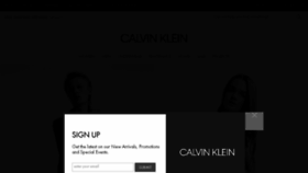 What Calvinklein.nl website looked like in 2017 (7 years ago)