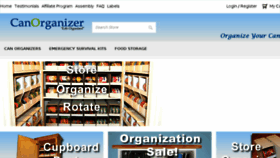What Canorganizer.com website looked like in 2017 (7 years ago)