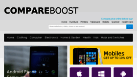 What Compareboost.com website looked like in 2017 (6 years ago)