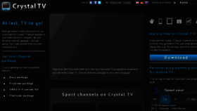 What Crystal.tv website looked like in 2017 (7 years ago)