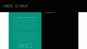 What Carloselcoach.com website looked like in 2017 (6 years ago)
