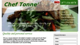 What Cheftonne.com website looked like in 2017 (6 years ago)