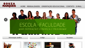 What Colegiosouzamarques.com website looked like in 2017 (7 years ago)