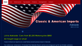 What Classicandamericanimports.com.au website looked like in 2017 (7 years ago)