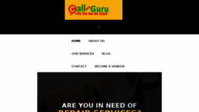What Callmeguru.com website looked like in 2017 (7 years ago)