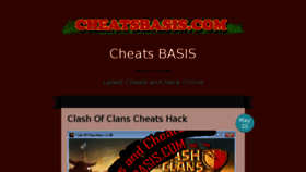 What Cheatsbasis.com website looked like in 2017 (7 years ago)