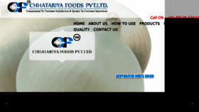 What Chhatariyafoods.com website looked like in 2017 (7 years ago)