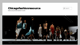 What Chicagofashionresource.com website looked like in 2017 (7 years ago)