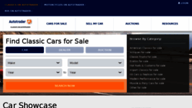 What Collectorcartrader.com website looked like in 2017 (7 years ago)