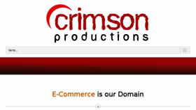What Crimsonproductionsllc.com website looked like in 2017 (7 years ago)