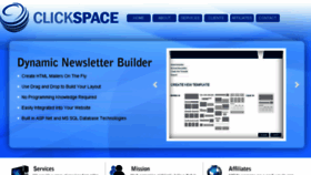 What Clickspace.co.za website looked like in 2017 (7 years ago)