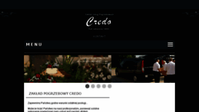 What Credo.waw.pl website looked like in 2017 (7 years ago)