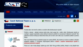 What Czechnationalteam.cz website looked like in 2017 (7 years ago)