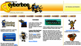 What Cyberbee.com website looked like in 2017 (7 years ago)