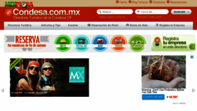 What Condesa.com.mx website looked like in 2017 (6 years ago)