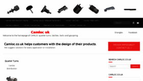 What Camloc.co.uk website looked like in 2017 (6 years ago)