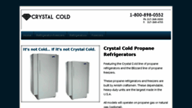What Crystalcold.com website looked like in 2017 (7 years ago)
