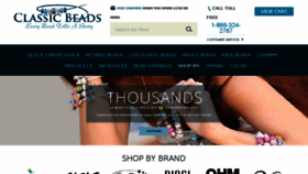 What Classic-beads.com website looked like in 2017 (7 years ago)