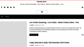 What Crictimes.in website looked like in 2017 (7 years ago)
