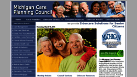 What Caremichigan.org website looked like in 2017 (7 years ago)