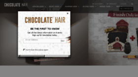 What Chocolatehairs.com website looked like in 2017 (7 years ago)
