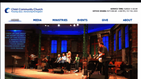 What Christcc.org website looked like in 2017 (7 years ago)