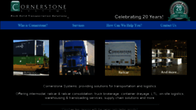 What Cornerstone-systems.com website looked like in 2017 (7 years ago)