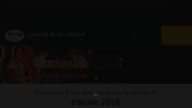 What Carnavaldesanmiguel.net website looked like in 2017 (7 years ago)