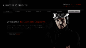 What Customcruisers.co.uk website looked like in 2017 (7 years ago)