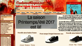 What Cadeautheque.net website looked like in 2017 (7 years ago)