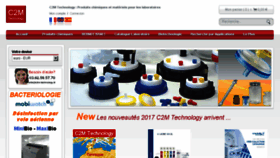 What C2m-technology.fr website looked like in 2017 (7 years ago)