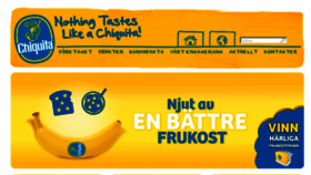 What Chiquita.se website looked like in 2017 (6 years ago)