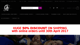 What Cheerworld.co.uk website looked like in 2017 (8 years ago)
