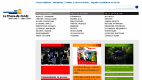 What Chaux-de-fonds.ch website looked like in 2017 (9 years ago)