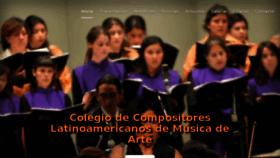 What Colegiocompositores-la.org website looked like in 2017 (6 years ago)