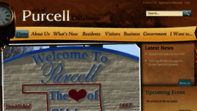 What Cityofpurcell.com website looked like in 2017 (6 years ago)