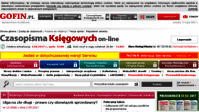 What Czasopismaksiegowych.gofin.pl website looked like in 2017 (7 years ago)